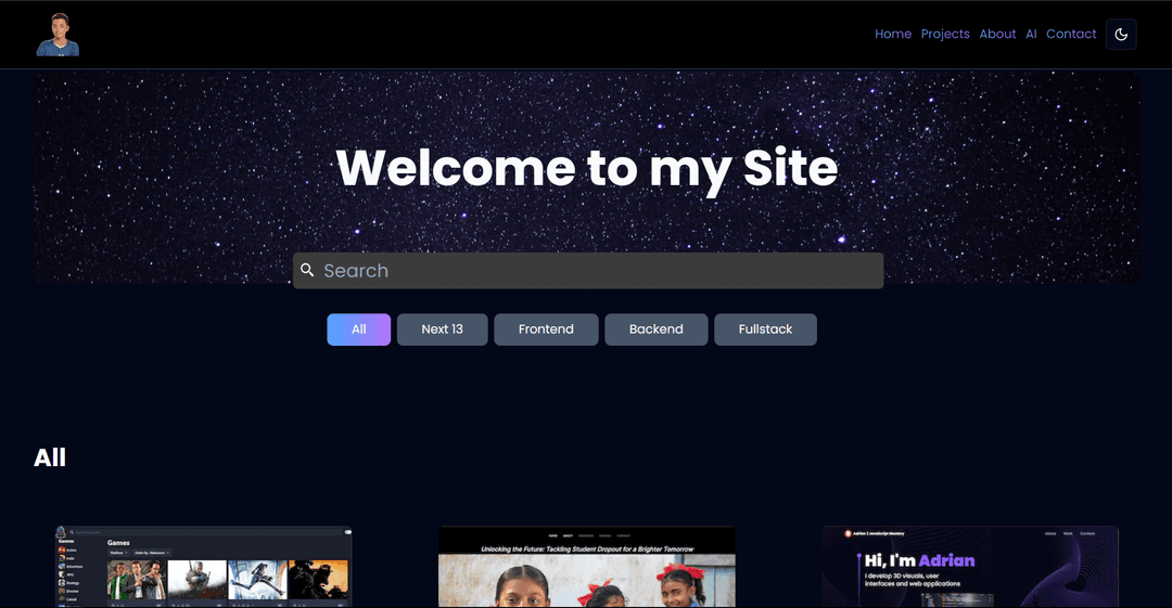 First sanity Project